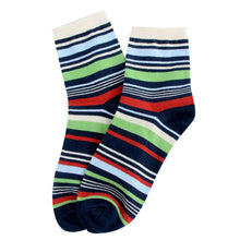 Cotton Warm Men Mixed Color Wide Stripe Ankle Soft Casual Socks PY8 ILML