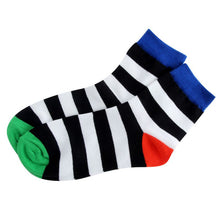 Cotton Warm Men Mixed Color Wide Stripe Ankle Soft Casual Socks PY8 ILML