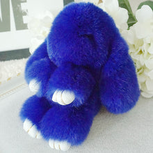 Rex Rabbit Furs Keychains Pendant Bag Car Charm Tag Cute Mini Rabbit Toys Doll Fur Key Chains ILML