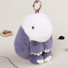 Rex Rabbit Furs Keychains Pendant Bag Car Charm Tag Cute Mini Rabbit Toys Doll Fur Key Chains ILML