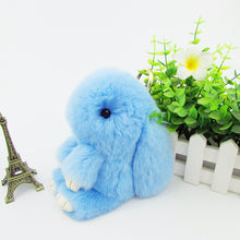 Rex Rabbit Furs Keychains Pendant Bag Car Charm Tag Cute Mini Rabbit Toys Doll Fur Key Chains ILML
