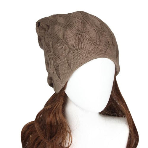Men Women Crochet Knit Beanie Warm Cap ILML