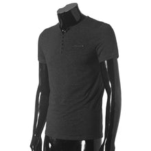Mens Casual Slim Fit V Collar Short Sleeve Shirt Casual Tee Tops ILML