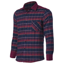 Plaid Shirts Luxury Slim Long Sleeve Formal Business Dress Warm Shirts ILML