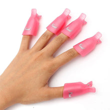 10PC Plastic Nail Art Soak Off Cap Clip UV Gel Polish Remover Wrap Beauty Cap Clips Tool Lowest price sold  ILML