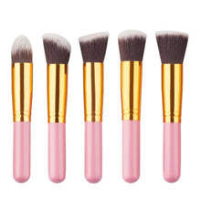 10PCS Professional Maange makeup brushes Bag Foundation Powder Eyeshadow rose gold Wood makeup brush tools cosmetics ILML