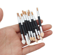 10Pcs MAANGE makeup brushes professional Double-end Eye Shadow Eyeliner makeup sponge eyebrow Lip makeup brush pen cleaner  ILML