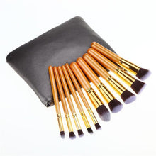 10Pcs MAANGE Professional Brush makeup brushes Foundation Make Up Blush brushes Brush Bag cosmetic ILML