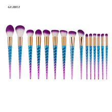 10pcs 12 pcs 15pcs Professional GUJHUI Makeup brushes Powder Foundation maquillaje cosmetics make up brushes eyebrow brush ILML