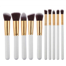 10pcs MAANGE Rose gold Makeup Brushes professional hair eyebrow foundation brush pen maquillage cosmetics make up brush  ILML