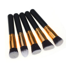 10pcs MAANGE Rose gold Makeup Brushes professional hair eyebrow foundation brush pen maquillage cosmetics make up brush  ILML