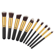 10pcs MAANGE Rose gold Makeup Brushes professional maquiagem cosmetics make up brushes eyebrow foundation Concealer brush  ILML