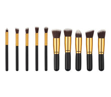 10pcs MAANGE Rose gold Makeup Brushes professional maquiagem cosmetics make up brushes eyebrow foundation Concealer brush  ILML