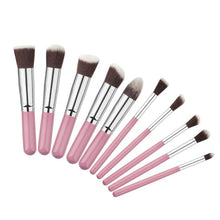 10pcs MAANGE Rose gold Makeup Brushes professional maquiagem cosmetics make up brushes eyebrow foundation Concealer brush  ILML