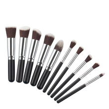 10pcs MAANGE Rose gold Makeup Brushes professional maquiagem cosmetics make up brushes eyebrow foundation Concealer brush  ILML