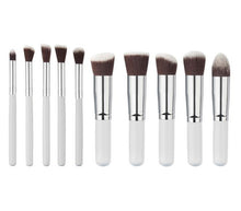 10pcs MAANGE rose gold makeup brushes professional maquillage brush pen Foundation eyebrow make up brushes Bag cosmetics ILML