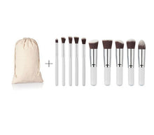 10pcs MAANGE rose gold makeup brushes professional maquillage brush pen Foundation eyebrow make up brushes Bag cosmetics ILML