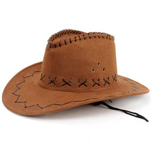 12 Colors Retro Western Cowboy Bucket Brim Hat Cap Men Women Unisex Sunscreen Knight Hats With Rope PY1 ILML