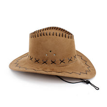 12 Colors Retro Western Cowboy Bucket Brim Hat Cap Men Women Unisex Sunscreen Knight Hats With Rope PY1 ILML