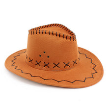 12 Colors Retro Western Cowboy Bucket Brim Hat Cap Men Women Unisex Sunscreen Knight Hats With Rope PY1 ILML