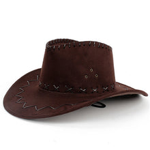 12 Colors Retro Western Cowboy Bucket Brim Hat Cap Men Women Unisex Sunscreen Knight Hats With Rope PY1 ILML