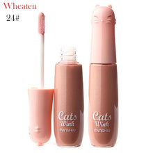 12 Colors Women's Charm Make Up Lip Gloss Cartoon Cat Lid Liquid Lip Tint Cosmetics ILML