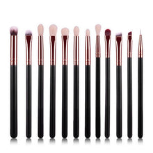 12 Pieces/set Pro Beauty Makeup Brushes Set Foundation Powder Eyeshadow Eyeliner Lip Blush Make Up Tools Pincel Maquiagem ILML