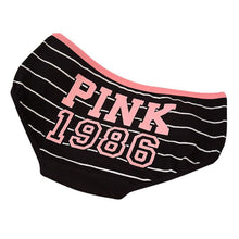 12 Style Sexy Underwear Women Panties Cotton Stripe Mid Rise Panties Cute Letter Pink Print Girl Casual Underwear PY3 ILML