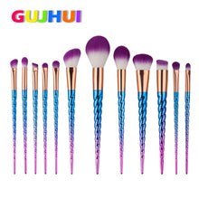 12PCS Eyeshadow GUJHUI Professional makeup brushes Contour Foundation make up brushes maquillage cosmetics Concealer brush ILML