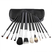 12PCS GUJHUI Makeup Brushes Cosmetic brush bag Eyeshadow eyebrow Foundation Blusher Professional make up brushes Tools ILML