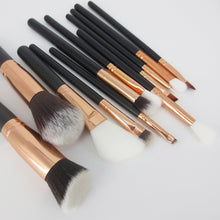 12PCS QiBest Professional makeup brushes rose gold make up brushes Eyeshadow Concealer blending foundation pinceis brush kit ILML