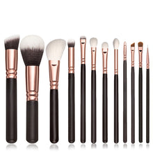 12PCS QiBest Professional makeup brushes rose gold make up brushes Eyeshadow Concealer blending foundation pinceis brush kit ILML