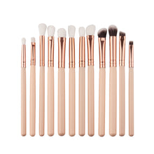 12Pcs Professional makeup brushes Eyebrow Eyeshadow pinceis brush maquillage Powder Foundation make up brushes GUJHUI cosmetic ILML