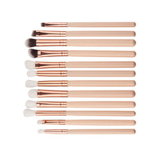 12Pcs Professional makeup brushes Eyebrow Eyeshadow pinceis brush maquillage Powder Foundation make up brushes GUJHUI cosmetic ILML