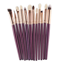 12Pcs QiBest Professional makeup brushes rose gold maquillage eyebrow eyes eyeliner blending pencil make up brushes Tools ILML
