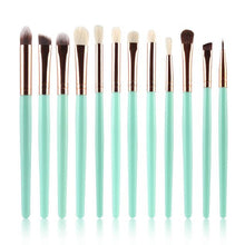 12Pcs QiBest Professional makeup brushes rose gold maquillage eyebrow eyes eyeliner blending pencil make up brushes Tools ILML