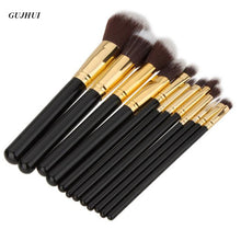 12Pcs makeup brushes Professional Eyeshadow Powder Foundation GUJHUI make up brushes cosmetics maquillage pinceis brush ILML