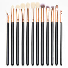 12pcs Professional makeup brushes Eyeshadow Eye maquiagem pinceaux cosmetics make up brushes Tool Powder Foundation brush ILML