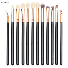 12pcs Professional makeup brushes Eyeshadow Eye maquiagem pinceaux cosmetics make up brushes Tool Powder Foundation brush ILML