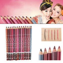 12pcsulti-color Party Queen Lip Liner Pencil Functional Eyebrow Eye Lip Makeup Waterproof Colorful Cosmetic Pen PY7 ILML