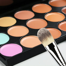 15 Color Concealer Palette Makeup Brush Sponge Puff Makeup Contour Palette powder eyebrow lip Multi-Function brush Cosmet ILML