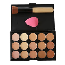 15 Colors Professional Maquiagem Salon Concealer Palette Makeup Party Contour Palette Face Cream Women Makeup Palette PE3 ILML