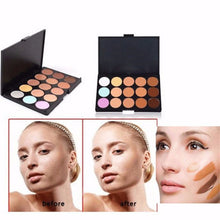 15 Colors professional concealer palette 20 pcs makeup brushes Party cream contour eyeshadow palettes brush concealer  ILML