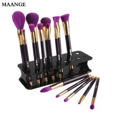 15 Hole Oval make up brush holder Drying Rack Organizer Square toothbrush holder Maange Cosmetic Makeup Brushes Shelf Tool ILML