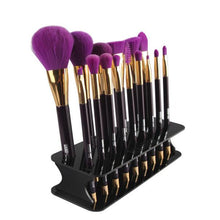 15 Hole Oval make up brush holder Drying Rack Organizer Square toothbrush holder Maange Cosmetic Makeup Brushes Shelf Tool ILML