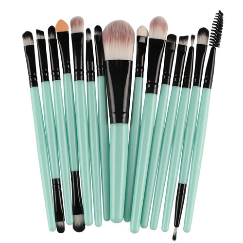 15 Pcs Multi-Function Cosmetic Brush Makeup Lip eyebrows eyelashes eyes Tools Concealer rose gold Makeup Brushes ILML