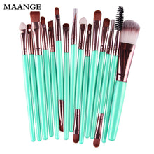 15 Pcs Multi-Function Cosmetic Brush Makeup Lip eyebrows eyelashes eyes Tools Concealer rose gold Makeup Brushes ILML