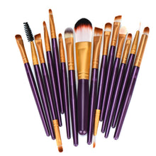 15 pcs Makeup Brushes Professional Makeup Goat Hair Brush Eyeshadow Powder Foundation Make Up Paint Brush Brushes Cosmetics ILML