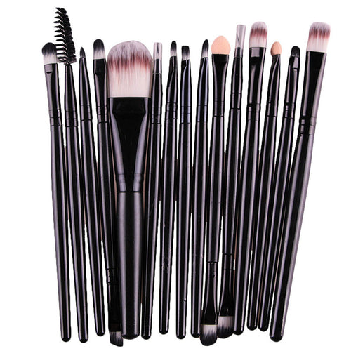 15 pcs Eye Shadow Foundation eyeliner Eyebrow Powder Lip Brush Makeup Brushes Tool cosmetics Kits beauty Make Up Brush  ILML