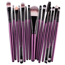 15 pcs Eye Shadow Foundation eyeliner Eyebrow Powder Lip Brush Makeup Brushes Tool cosmetics Kits beauty Make Up Brush  ILML